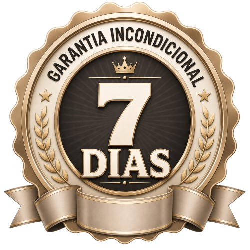 Selo de garantia incondicional de 7 dias